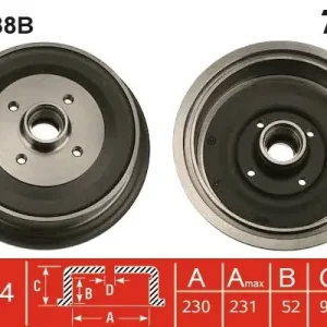 Promocja Bęben hamulcowy TRW DB4088B