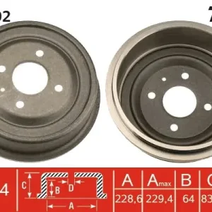 Popularny Bęben hamulcowy TRW DB4092