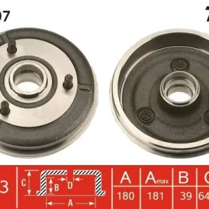 Bęben hamulcowy TRW DB4097 Wybór klientów