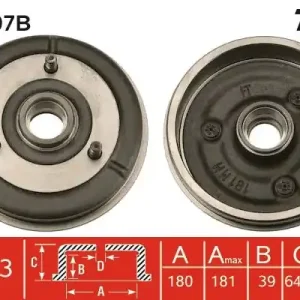 Ostatnie sztuki Bęben hamulcowy TRW DB4097B