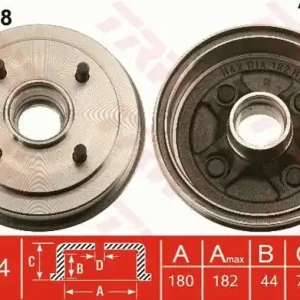 Bęben hamulcowy TRW DB4098 Szybka dostawa