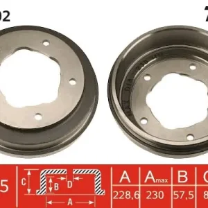 Bęben hamulcowy TRW DB4102 Bestseller