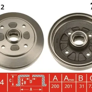 Bęben hamulcowy TRW DB4112 Sprawdź teraz