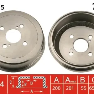 Bęben hamulcowy TRW DB4115 Hit sprzedaży