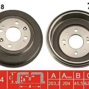 Bęben hamulcowy TRW DB4118 Bestseller