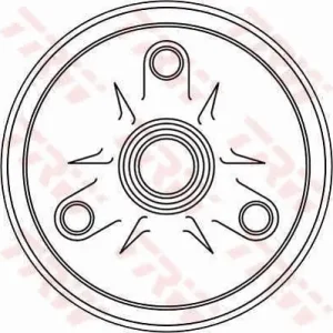 Bęben hamulcowy TRW DB4122 Wysoka jakość