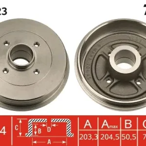 Bęben hamulcowy TRW DB4123 Darmowa dostawa