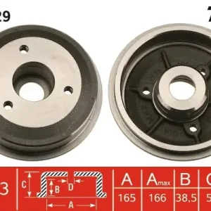 Cena promocyjna Bęben hamulcowy TRW DB4129