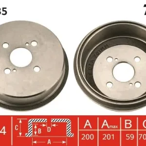 Oferta Bęben hamulcowy TRW DB4135