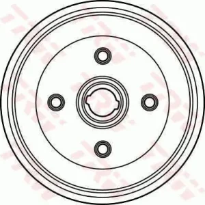 Rabat Bęben hamulcowy TRW DB4142