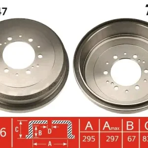 Wyjątkowa oferta Bęben hamulcowy TRW DB4147
