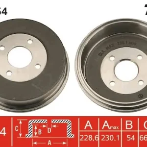 Okazja Bęben hamulcowy TRW DB4154