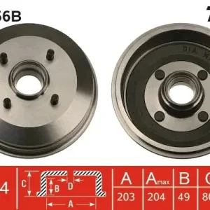 Super okazja Bęben hamulcowy TRW DB4156B