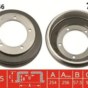 Tani Bęben hamulcowy TRW DB4166