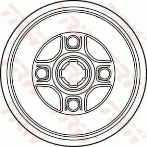 Do wyczerpania zapasów Bęben hamulcowy TRW DB4176