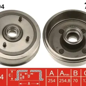 Szybka dostawa Bęben hamulcowy TRW DB4194