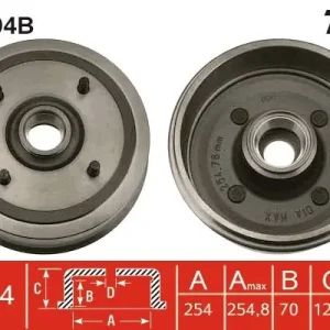 Ekspresowa dostawa Bęben hamulcowy TRW DB4194B
