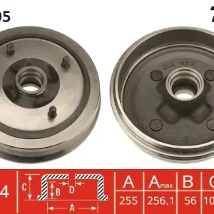 Bęben hamulcowy TRW DB4195 Nowość