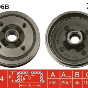 Bęben hamulcowy TRW DB4196B Dostępne od ręki