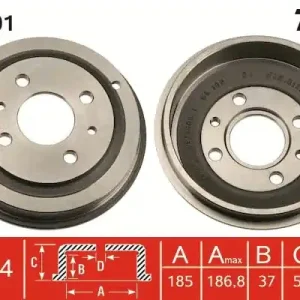 Cena promocyjna Bęben hamulcowy TRW DB4201