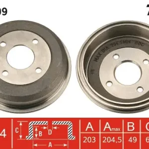 Hit cenowy Bęben hamulcowy TRW DB4209