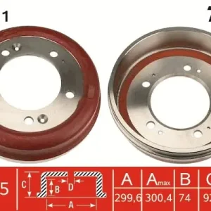 Bęben hamulcowy TRW DB4211 Darmowy zwrot