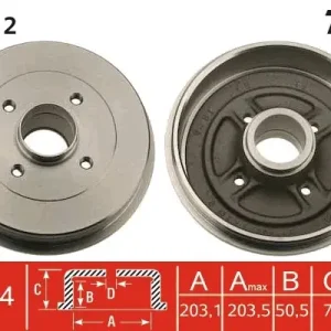 Bęben hamulcowy TRW DB4212 Wybór klientów