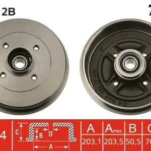 Bęben hamulcowy TRW DB4212B Hit sprzedaży