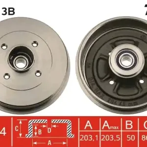 Bęben hamulcowy TRW DB4213B Kup online