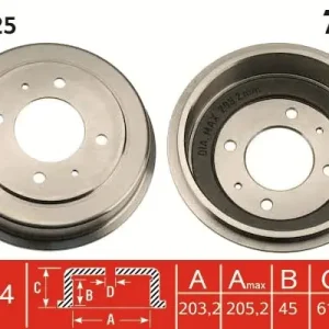 Tylko do końca tygodnia Bęben hamulcowy TRW DB4225
