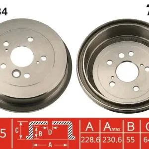 Bęben hamulcowy TRW DB4234 Premium