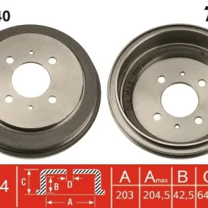 Okazja Bęben hamulcowy TRW DB4240