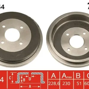 Bęben hamulcowy TRW DB4244 Bezpieczne zakupy
