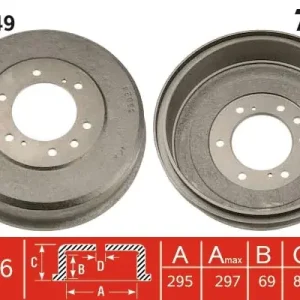 Nie przegap Bęben hamulcowy TRW DB4249