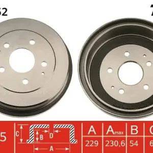 Bęben hamulcowy TRW DB4252 Super okazja