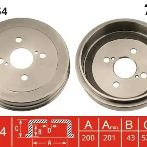 Szybka dostawa Bęben hamulcowy TRW DB4254