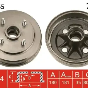 Szybka dostawa Bęben hamulcowy TRW DB4255