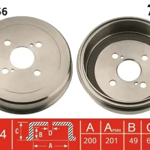 Wybór klientów Bęben hamulcowy TRW DB4256