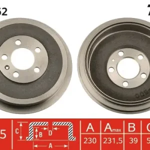 Bęben hamulcowy TRW DB4262 Ograniczona ilość