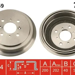 Bęben hamulcowy TRW DB4269 Bezpieczne zakupy