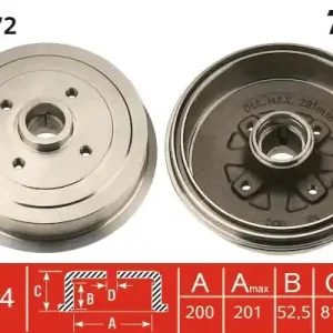 Bęben hamulcowy TRW DB4272 Oferta