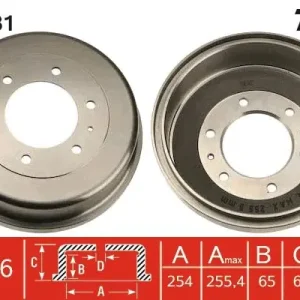 Taniej Bęben hamulcowy TRW DB4281