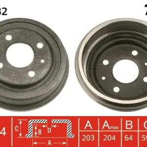 Premium Bęben hamulcowy TRW DB4282