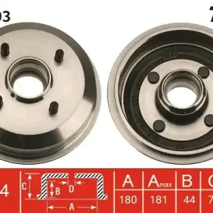 Bęben hamulcowy TRW DB4293 Tani