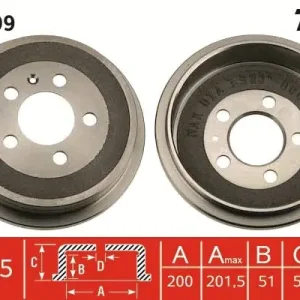Kup online Bęben hamulcowy TRW DB4299