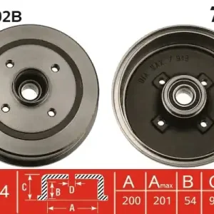 Bęben hamulcowy TRW DB4302B Hit sprzedaży
