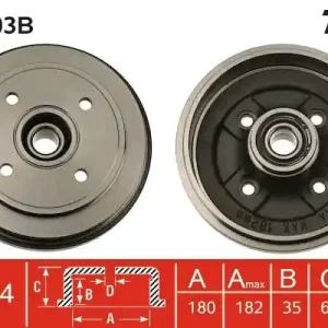 Szybka dostawa Bęben hamulcowy TRW DB4303B