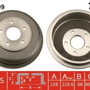 Okazja Bęben hamulcowy TRW DB4309