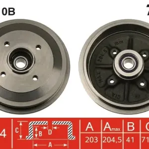 Bęben hamulcowy TRW DB4310B Oferta czasowa