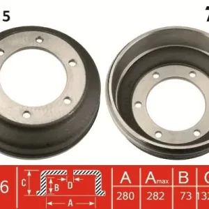 Bęben hamulcowy TRW DB4315 Dodaj do koszyka
